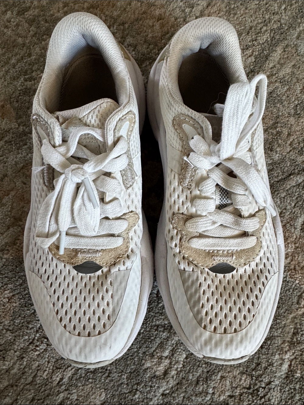 Sorel White and Light Gray Mesh Trainer Sneakers - Picture 7 of 8